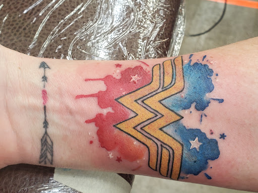 Explore christian sleeve tattoo ideas male, creative tattoo ideas in Albuquerque, available at Relic Tattoo Co.