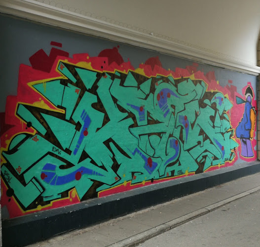 Passagen i Westend med graffiti - Kongens Enghave