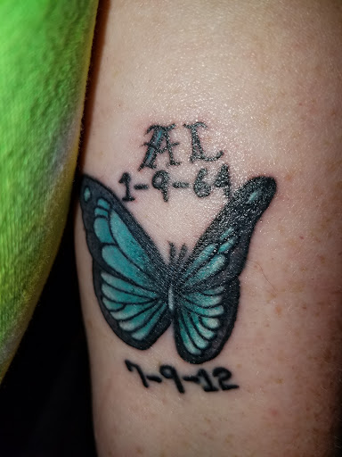 Explore date tattoo ideas for guys, creative tattoo ideas in Lexington, available at Charmed Life Tattoo