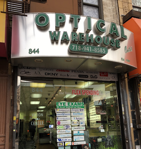 Optical Warehouse, 844 Flatbush Ave # 1, Brooklyn, NY 11226, USA, 