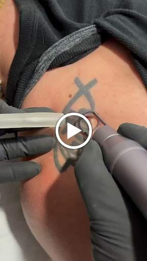 Explore men's back shoulder tattoo ideas, creative tattoo ideas in Kissimmee, available at Fallen Sparrow Tattoo Co