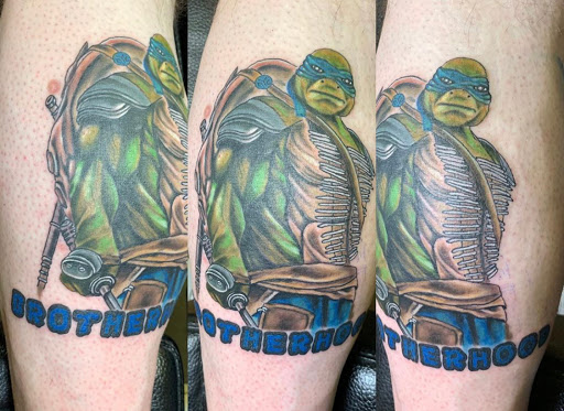 Explore tattoo ideas for family initials, creative tattoo ideas in Harrisville, available at Cloud 9 Tattoo Company