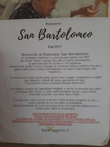 Ristorante Pizzeria San Bartolomeo