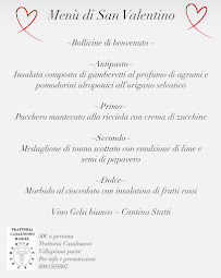 Menu du Trattoria Casalnuovo à Villapiana