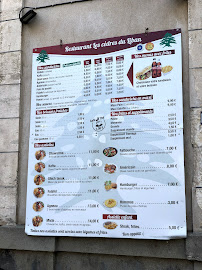 Restaurant libanais Les Cèdres du Liban à La Rochelle (la carte)