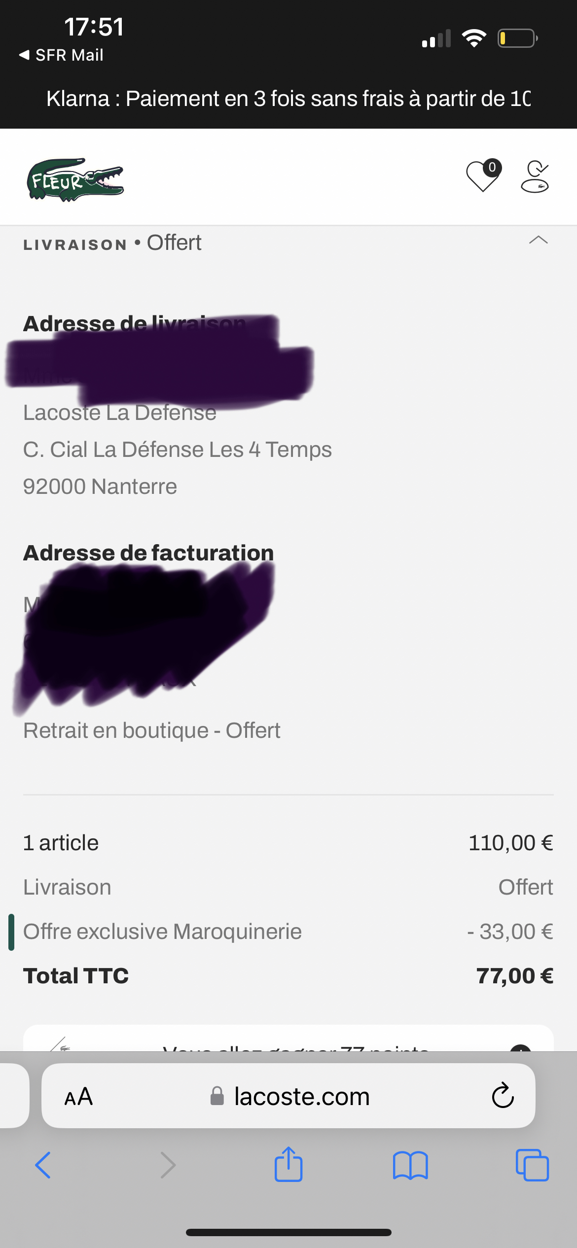 Photo n° 1 de l'avis de Severine.e fait le 19/10/2023 à 16:11