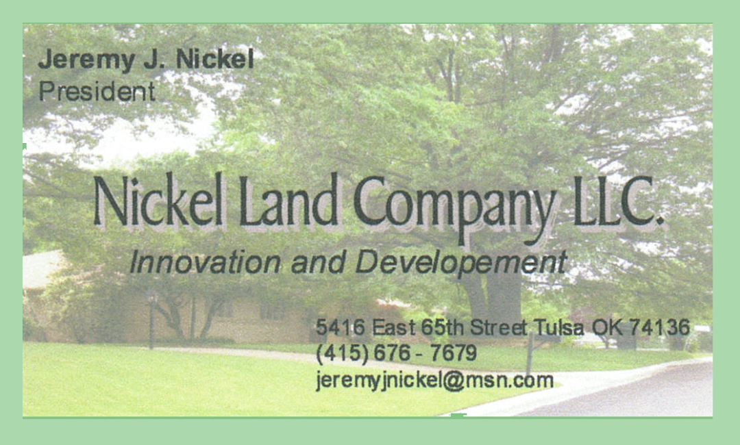 Nickel Land Company, (CA. LLC)