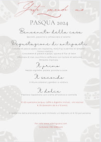 Carte du Gusto Secondo Me à Barberino Tavarnelle