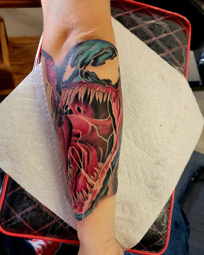 Explore redeemed tattoo ideas, creative tattoo ideas in Kalispell, available at Swindler Ink