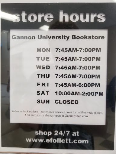 Book Store «Gannon University Bookstore», reviews and photos, 117 W 8th St, Erie, PA 16501, USA