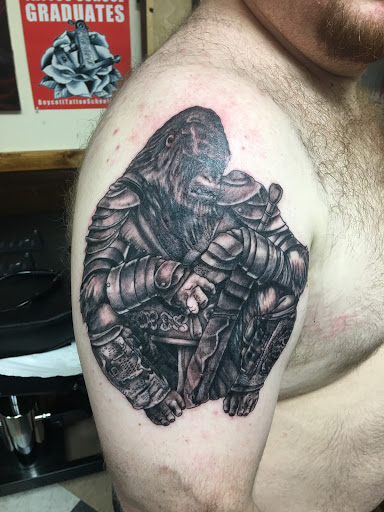 Explore cursive tattoo ideas, creative tattoo ideas in Cleveland, available at American Tattoo Studios