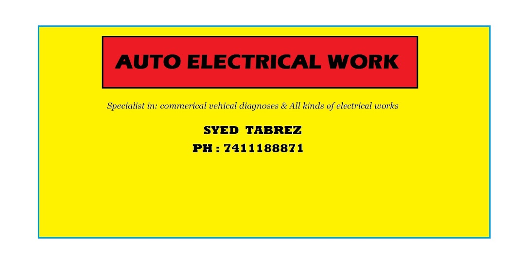 Car and track Auto Electrical Work shop