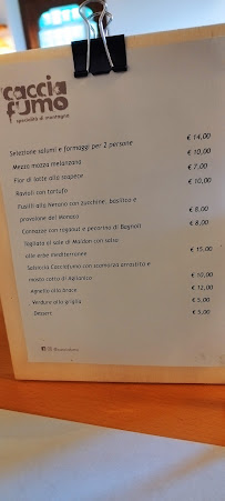 Cacciafumo à Montella carte