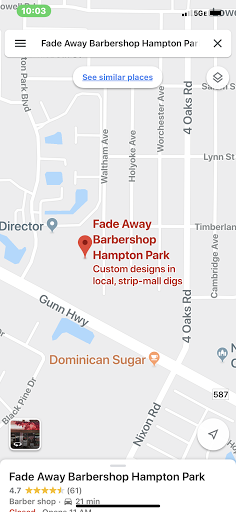 Barber Shop «Fade Away Barbershop Hampton Park», reviews and photos, 5353 Gunn Hwy, Tampa, FL 33624, USA