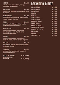 PICIRÒ PIZZA•PEZZO E NON SOLO… à Palermo carte