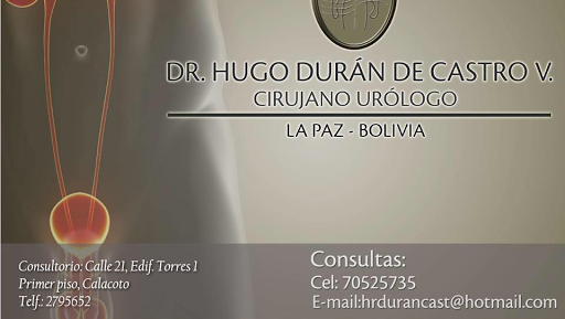 Dr. Hugo Durán de Castro Urólogo