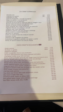 Menu du The Kitchen Milano à Milan