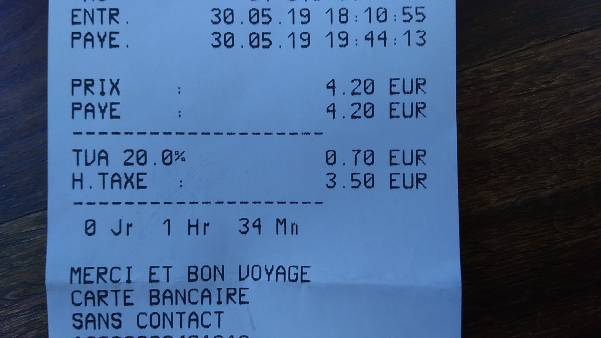 Photo n° 1 de l'avis de Gab. fait le 31/05/2019 à 12:49