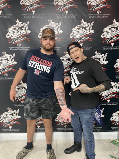 Explore crown tattoo ideas for guys, creative tattoo ideas in Daytona Beach, available at Studio 21 Tattoo & Piercings Daytona Beach