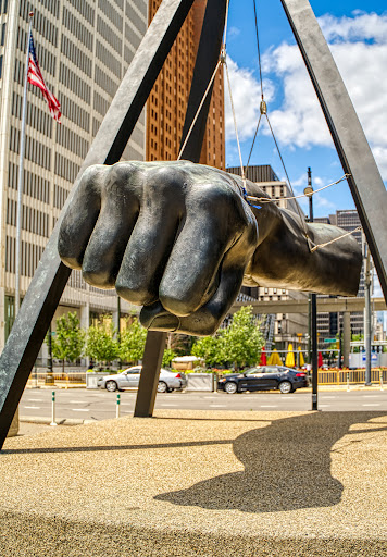 Monument to Joe Louis “The Fist”, 5 Woodward Ave, Detroit, MI 48226