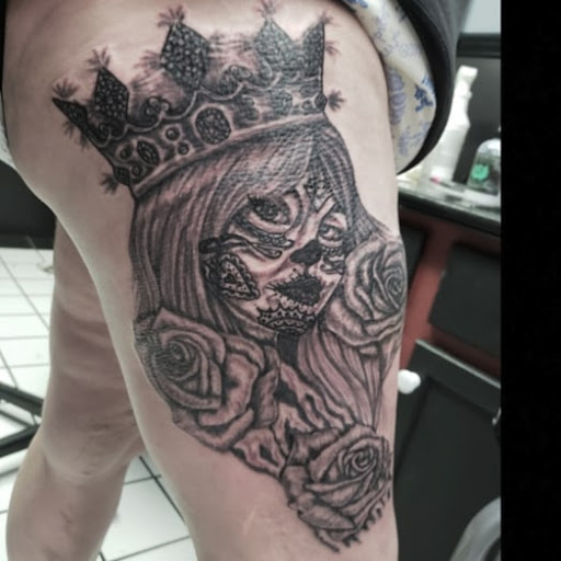 Explore chest tattoo ideas for men, creative tattoo ideas in Erie, available at EliKingInk