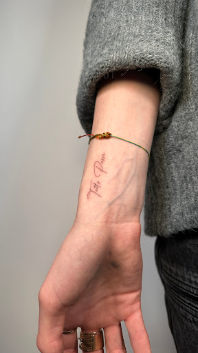 Explore cute girl tattoo ideas, creative tattoo ideas in New York, available at In Due Time Tattoo