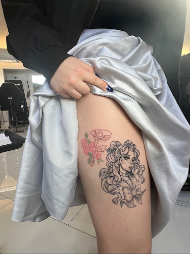 Explore tattoo ideas half sleeve forearm, creative tattoo ideas in Orange, available at Baron Art Tattoo