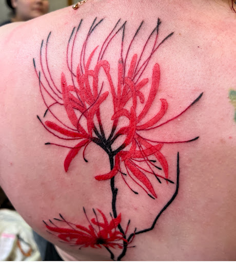 Explore tattoo ideas for female half sleeve, creative tattoo ideas in Painesville, available at War Paint Studios - Canvas and Skin
