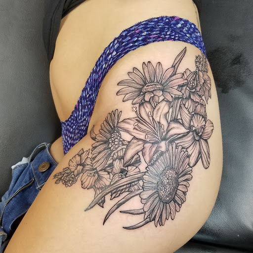 Explore legs tattoo ideas, creative tattoo ideas in Molalla, available at Back40Tattoo