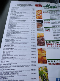 Bar Made In Italy à Lourdes menu