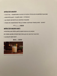 La Table de Bruno à Saint-Maximin-la-Sainte-Baume menu