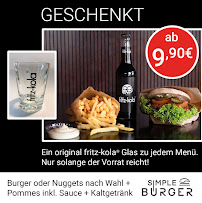 Restaurant de hamburgers simpleburger Verden à Verden (le menu)