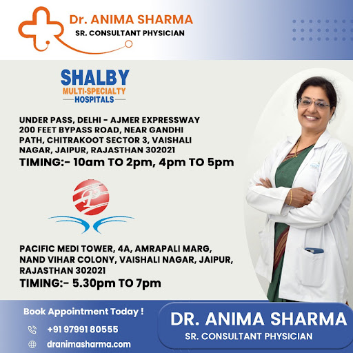 Dr Anima Sharma - Sr Best Consultant Physician, Diabetologist, Thyroid, General Physician, Allergy Specialist