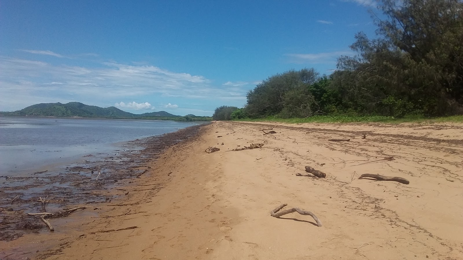 Foto von Bushland Beach mit beiger sand Oberfläche