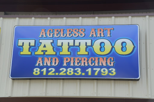 Tattoo Shop «Ageless Art Tattoo & Piercing», reviews and photos, 711 E Lewis and Clark Pkwy, Clarksville, IN 47129, USA