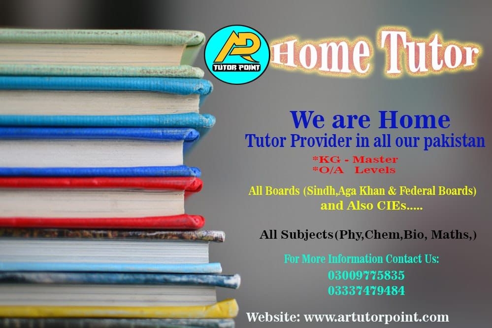Home Tutor Academy Home Tutor Provider O level female Tutor A level,O level Home Tutors provider (Sciencecommerce Groups) OA level Math,physic ,chemistry home tutor Online Tuition Teacher Tutor provider Academy in Pakistan