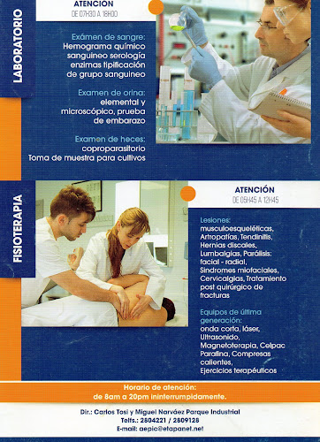 Opiniones de (AEPIC) Asociacion de Empresas del Parque Industrial de Cuenca en Cuenca - Hospital