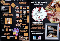 Menu du SNACK DEMIR à Moineville