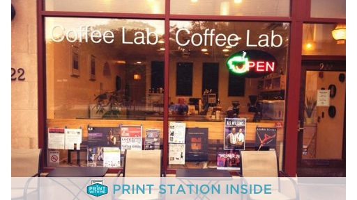 PrintWithMe Print Kiosk at Coffee Lab, 910 Noyes St, Evanston, IL 60201, USA, 