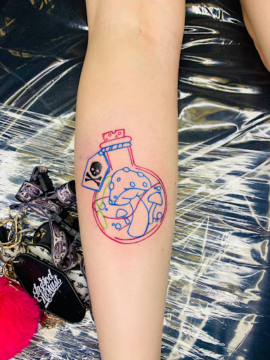 Explore abs tattoo ideas, creative tattoo ideas in Lake City, available at Crooked Spines Tattoo Studio