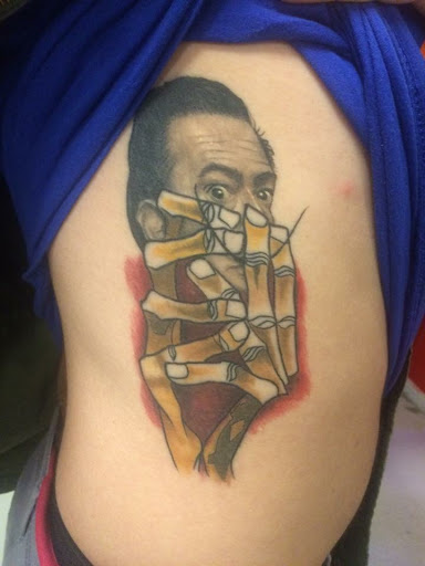 Explore maiden name tattoo ideas, creative tattoo ideas in Corona, available at Crop Circles Tattoo Studio