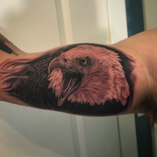 Explore journey tattoo ideas, creative tattoo ideas in Chicago, available at Black Atlas Studios