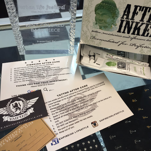 Body Piercing Shop «Empire Ink», reviews and photos, 22773 N State Rd 7, Boca Raton, FL 33428, USA