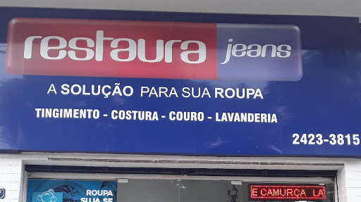 Restaura Jeans Jacarepaguá - Tingimento, Lavanderia, Costura e Customização, Couro