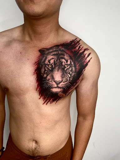 Explore interstellar tattoo ideas, creative tattoo ideas in Katy, available at Family Tattoo Studio