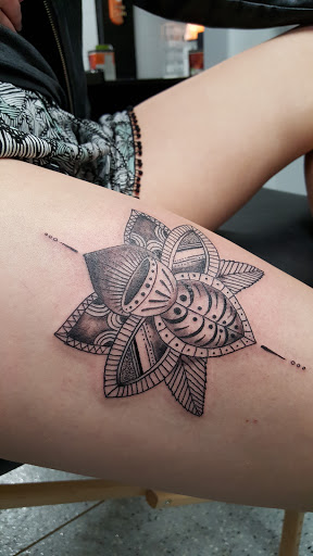 Explore small compass tattoo ideas, creative tattoo ideas in Wichita, available at Body Canvas Tattooing