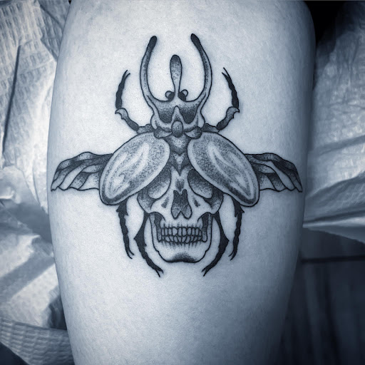 Explore t rex tattoo ideas, creative tattoo ideas in Madera, available at Sea Wolf Tattoo