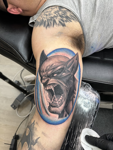 Explore captain america tattoo ideas, creative tattoo ideas in Waynesboro, available at Hessoms Ink