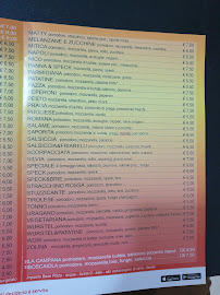 Cantore Pizza à Genoa menu