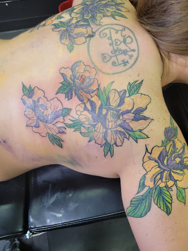 Explore cute disney tattoo ideas, creative tattoo ideas in Las Vegas, available at Work of Art Tattoo and Piercing